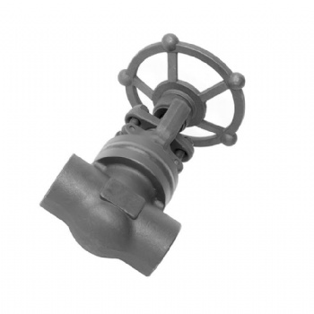 Welded bonnet forged steel gate valve