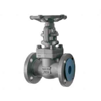 Forged steel flanged end gate valve