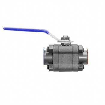 Forged steel three-pieces NPT ball valve