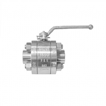Stainless steel reduced-bore ball valve