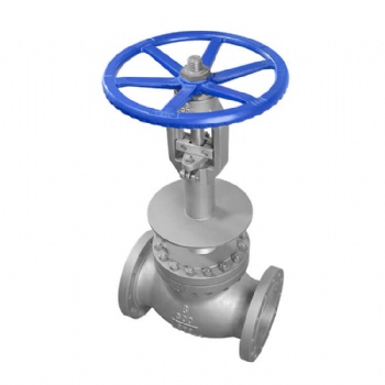 Cryogenic flanged globe valve