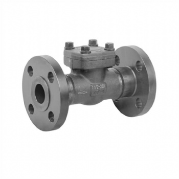 Welded flange swing check valve