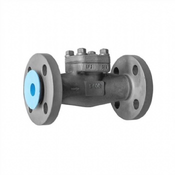 Forged integral flange cryogenic check valve