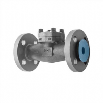 Forged integral flange cryogenic check valve