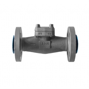 Forged integral flange cryogenic check valve